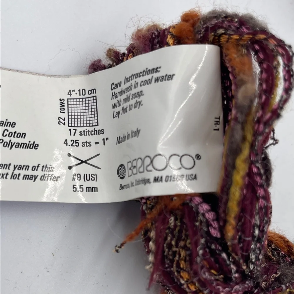 6 NEW Yarn Skeins Berroco Trilogy 7631 Earthtones Italy 80yds/1.75oz Each